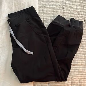 Figs small black joggers